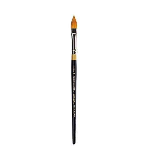 KINGART Premium Original Gold® 3 pc. Floral Brush Set, Synthetic Golden Taklon Hair for Acrylic, Watercolor & Oil, Short Handle, 9930-6, 10, 9430-6 - Image 5
