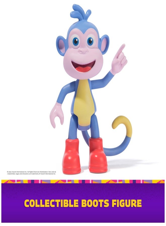 دورا مجموعة دورا وبوتس، أفضل الأصدقاء، دمية مقاس 6 بوصات مع ملابس وحقيبة ظهر وحذاء، لعبة للأطفال من عمر 3 سنوات فما فوق - Image 3