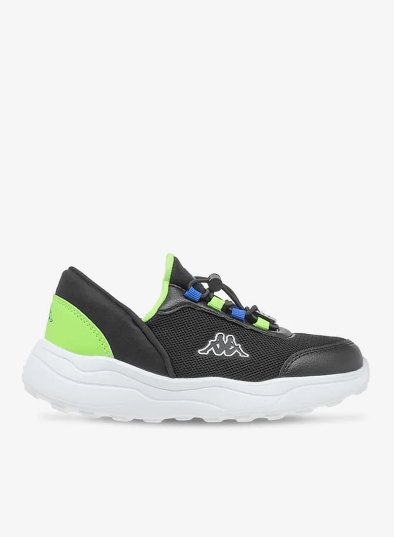 Kappa Boys Colourblock Sports Shoes with Adjustable Cord Lock Closure