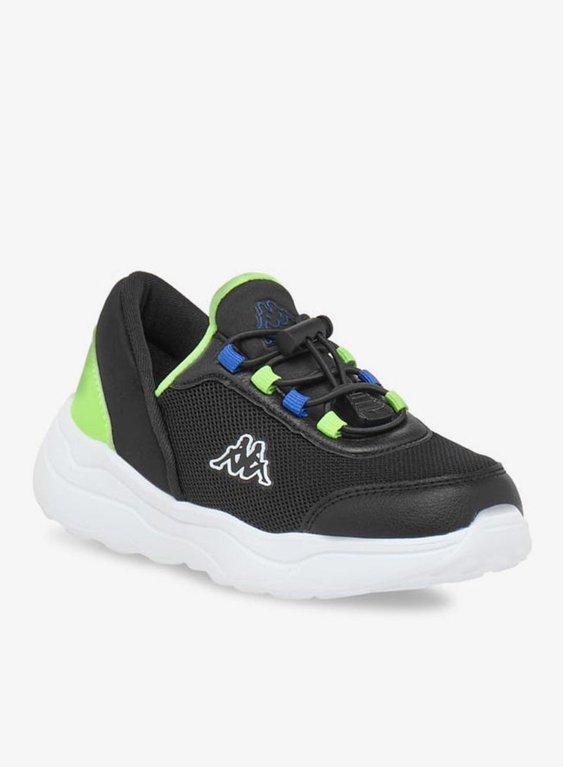 Kappa Boys Colourblock Sports Shoes with Adjustable Cord Lock Closure - Image 3