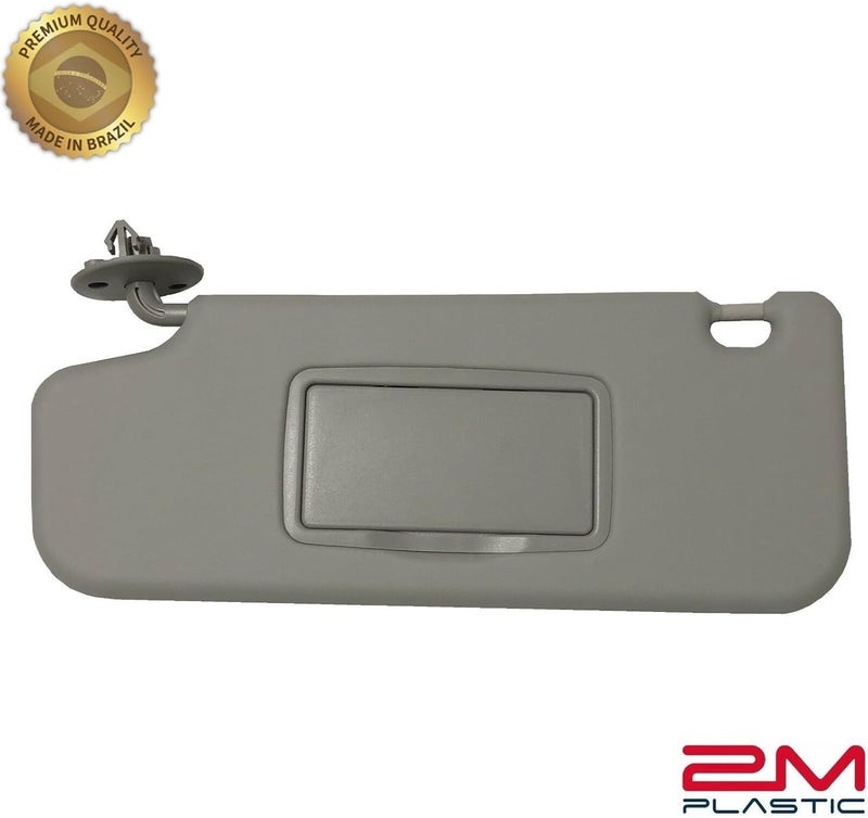 2M PLASTIC Sun Visor fits for Chevy Sonic 2012-2020 Spark 2011-2022 Gray Replacement Brand (Gray - Left) - Image 4