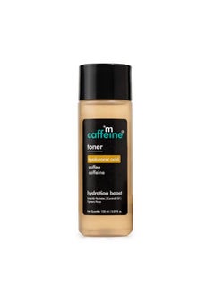 Coffee Toner With Hyaluronic Acid For 24H Hydration & Oil Control; Pore Tightening Face Toner Instantly Hydrates & Refreshes Tired Skin; Toner For Men & Women; Alcoholfree 150Ml
