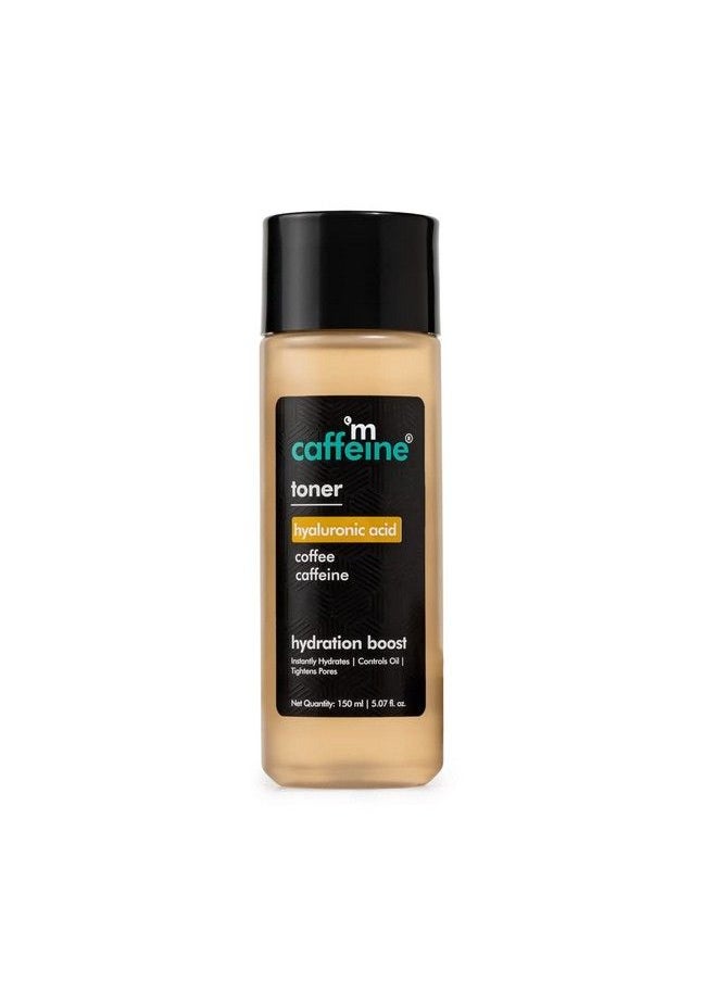 MCaffeine - Coffee Toner With Hyaluronic Acid For 24H Hydration & Oil Control; Pore Tightening Face Toner Instantly Hydrates & Refreshes Tired Skin; Toner For Men & Women; Alcoholfree 150Ml - Image 1