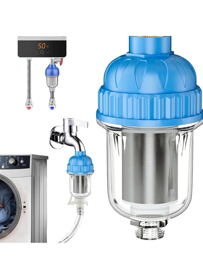 Rocket Flyer The multi-purpose household laundry prewater filter adopts 40μm thick 316 stainless steel mesh, which can remove sediment and sediment in the water, easy to clean, durable, and effectively avoid sediment pollution and heavy metal pollution - Image 1