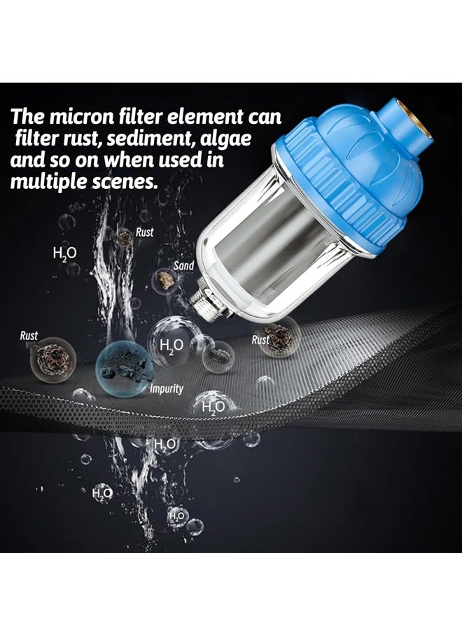 Rocket Flyer The multi-purpose household laundry prewater filter adopts 40μm thick 316 stainless steel mesh, which can remove sediment and sediment in the water, easy to clean, durable, and effectively avoid sediment pollution and heavy metal pollution - Image 4