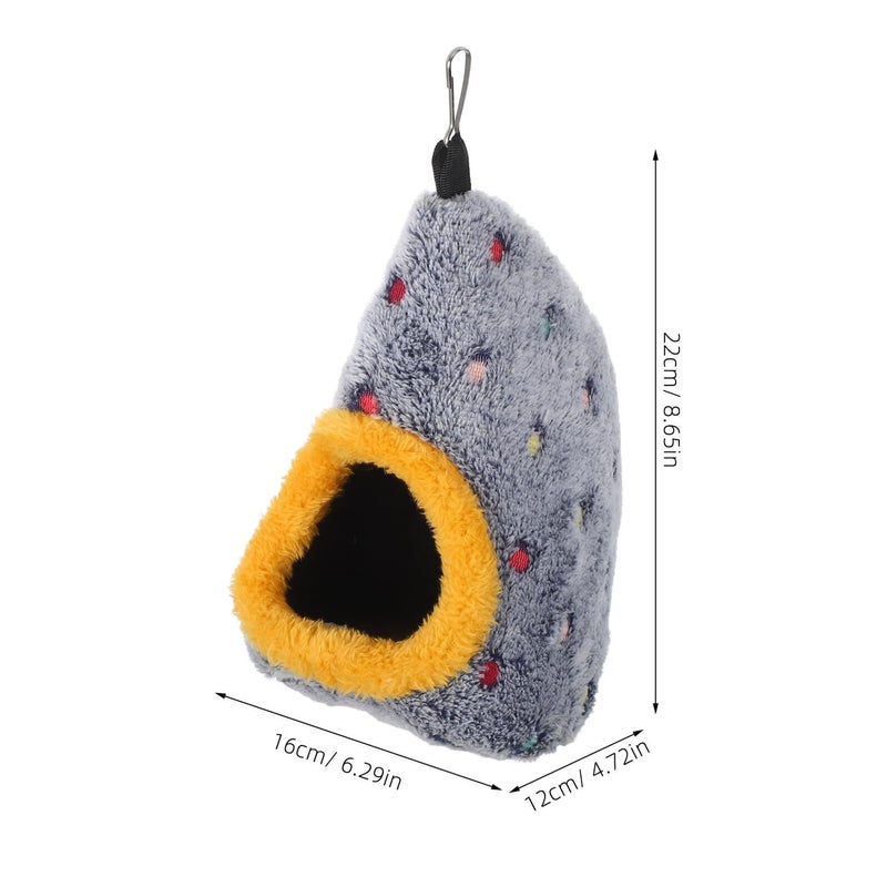 Plush Warm Bird Nest House for Parakeet Budgie Winter Cozy Sleeping Hut Bed - Image 3