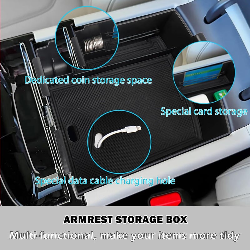 Neepiar Center Console Organizers for 2025 Hyundai Tucson - Image 4