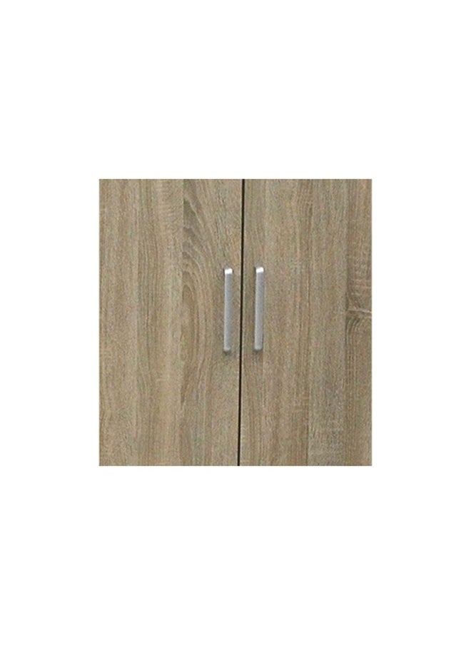 DANUBE HOME Supreme 6-Door Wardrobe With Mirror For Hanging Clothes Extra Sturdy Rack Storage Organiser Modern Design Space Saving Cabinets For Bedroom - French Sonoma Oak  - Image 4