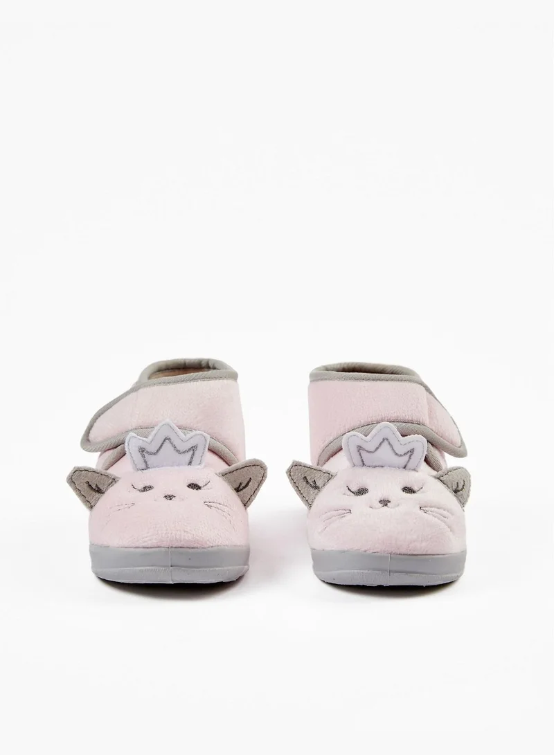 Zippy Zippy Princess Kitty Slippers For Baby Girls