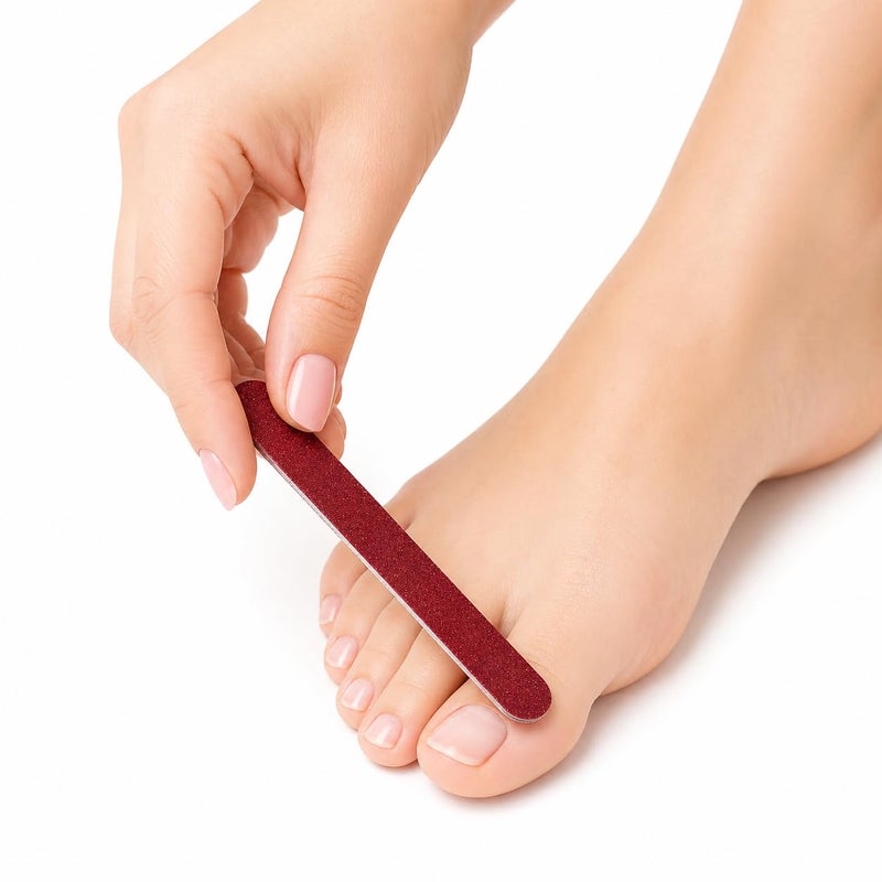 Nail Files for Daily Use,Hand Nail Files with Coarse Surface and Round Tips for Nail Care and Shaping Suitable for Manicure and Pedicure (10pcs) - Image 5