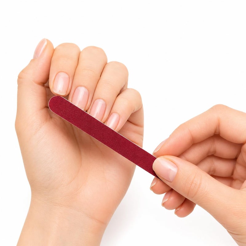 Nail Files for Daily Use,Hand Nail Files with Coarse Surface and Round Tips for Nail Care and Shaping Suitable for Manicure and Pedicure (10pcs) - Image 4