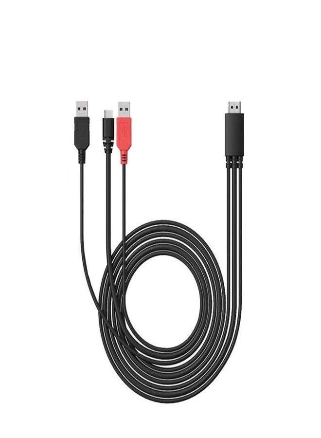 Spaseeba 3-in-1 Cable only for XP-Pen Artist10S, Artist12Pro, Artist13.3Pro, Artist15.6, Artist15.6Pro Drawing Pen Tablet - Image 1