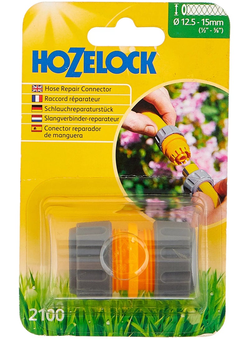 Hozelock Hose Repair Connector Repair Your Hose Permanently Easily Quickly And Without Tools 12.5-15Mm - Image 1