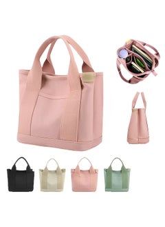 Skycare Skycare Canvas Tote Bag for Women,Small Tote Bag with Zipper Canvas Crossbody Bag Everything Tote Bag with Compartments  - Image 3