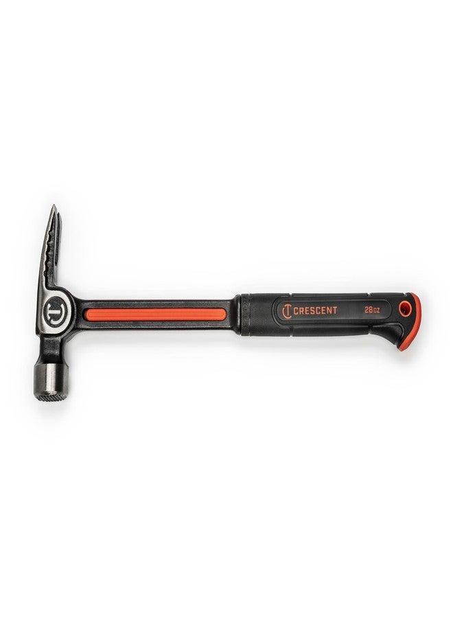 Crescent Steel Milled-Face Framing Hammer - Claw Hammer with Vibeguard Technology & Magnetic Nail Starter - 28 oz - CHSFRM23 - Image 1