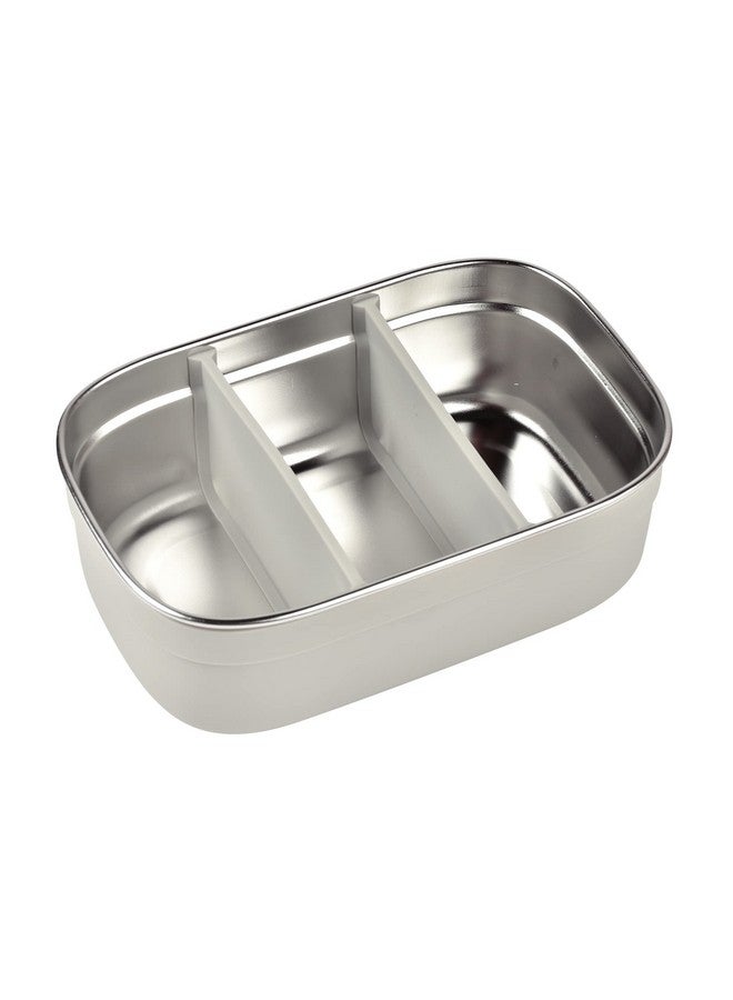 BEABA Stainless Steel Lunch Box, Baby Stainless Steel Bento Box, Kids Food Container, Baby Food Storage Containers, Bento Lunch Box For Kids With Silicone Lid, Rain - Image 3