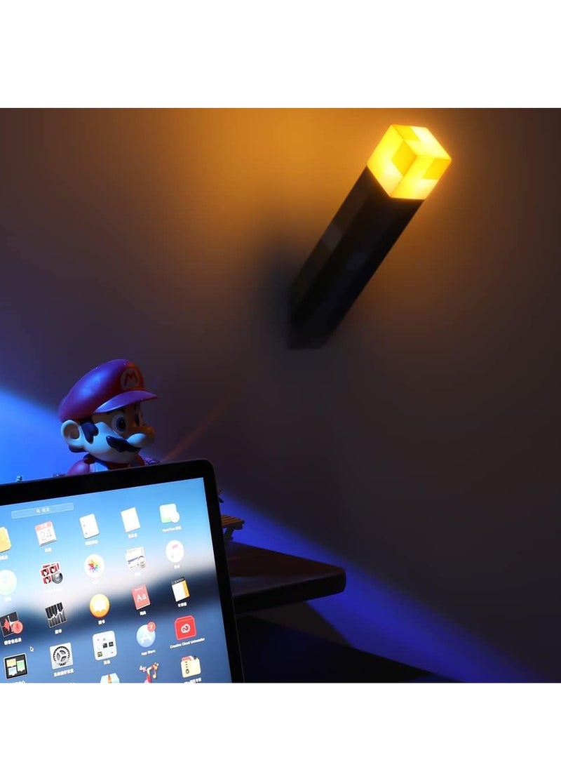 Generic Minecraft wall lamp replica, plastic Minecraft torch lamp toy, gift, decoration.  - Image 4
