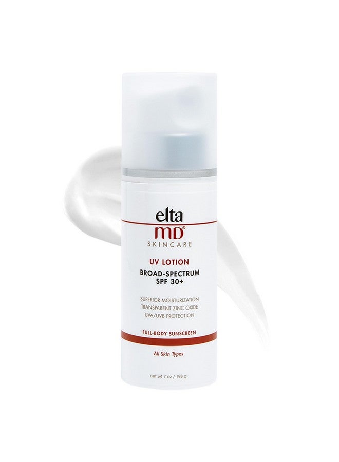 EltaMD Uv Lotion Full Body Sunscreen Spf 30+ Sunscreen Moisturizer Moisturizes Hydrates And Protects Skin For All Skin Types Offers Broad Spectrum Uva And Uvb Protection 7.0 Oz Pump - Image 1