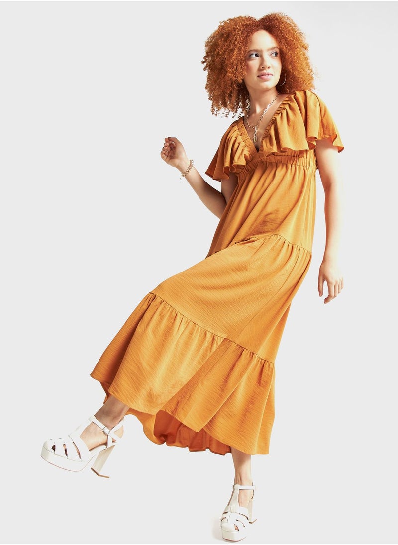 FAV - Flared Sleeve Dress - Image 1