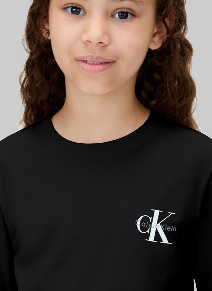 Calvin Klein Jeans Kids Graphic Crew Neck T-Shirt - Image 3