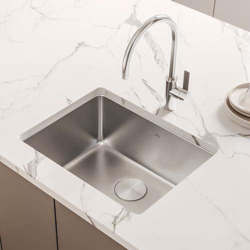 Ruvati 20-inch Undermount Bar Prep Kitchen Sink - 16 Gauge Stainless Steel Kitchen Sink Single Bowl with Brushed Finish hides scratches, Easy-to-Clean Undermount Sinks - RVM5020 - Image 2
