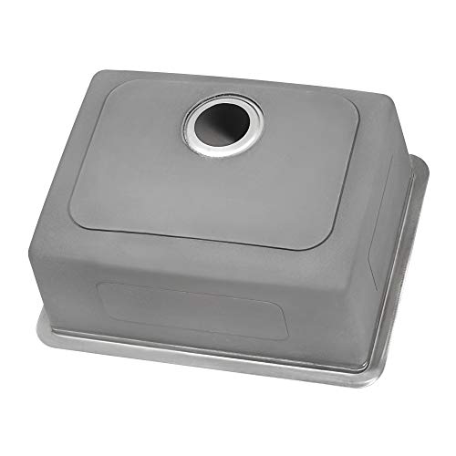 Ruvati 20-inch Undermount Bar Prep Kitchen Sink - 16 Gauge Stainless Steel Kitchen Sink Single Bowl with Brushed Finish hides scratches, Easy-to-Clean Undermount Sinks - RVM5020 - Image 3