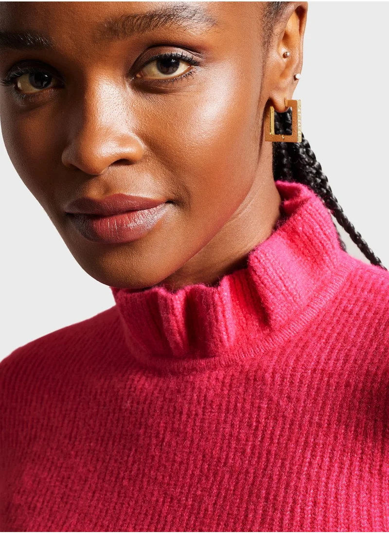 Ted Baker Frill Detail Crop Sweater