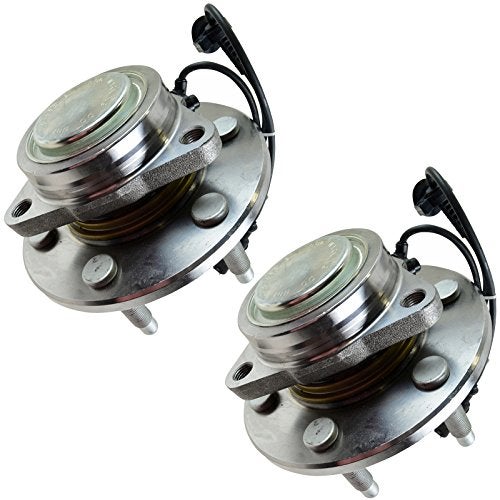 TRQ 2 Piece Front Wheel Bearing & Hub Assembly Set Compatible with 2007-2014 Cadillac Escalade 2008-2014 Escalade ESV 2007-2013 Chevrolet Avalanche Silverado 1500 Suburban 1500 Tahoe GMC Sierra 1500 - Image 5