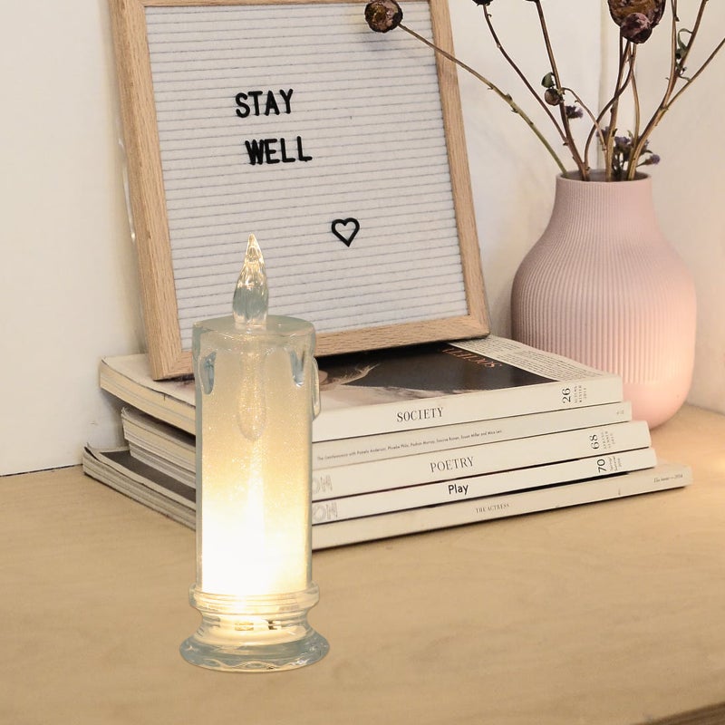 6Pcs Decorative Candle Lamps Electric Candle Lights Lamp Adornments Props - Image 1