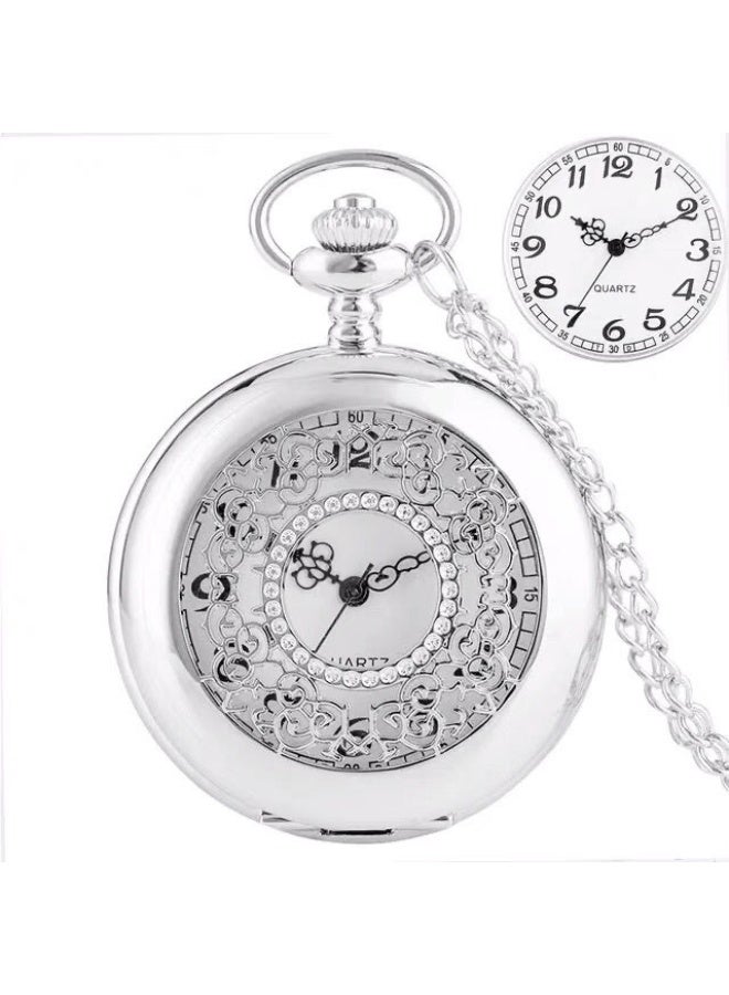 KUYING New Retro Flip Pendant Commemorative Watch 