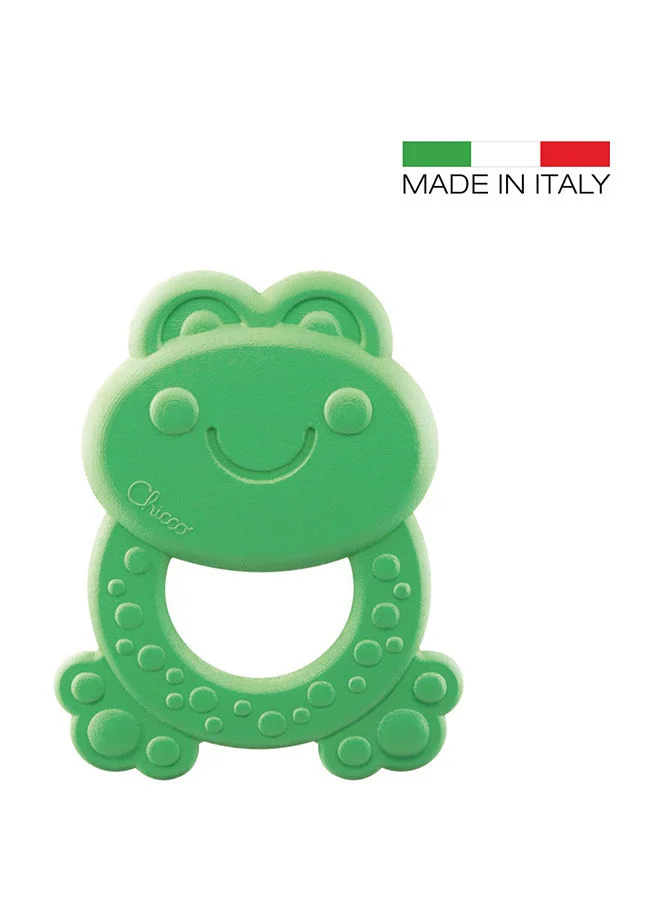 شيكو Eco+ Burt The Frog Teether Plastic Rattle 3-18M, Assorted