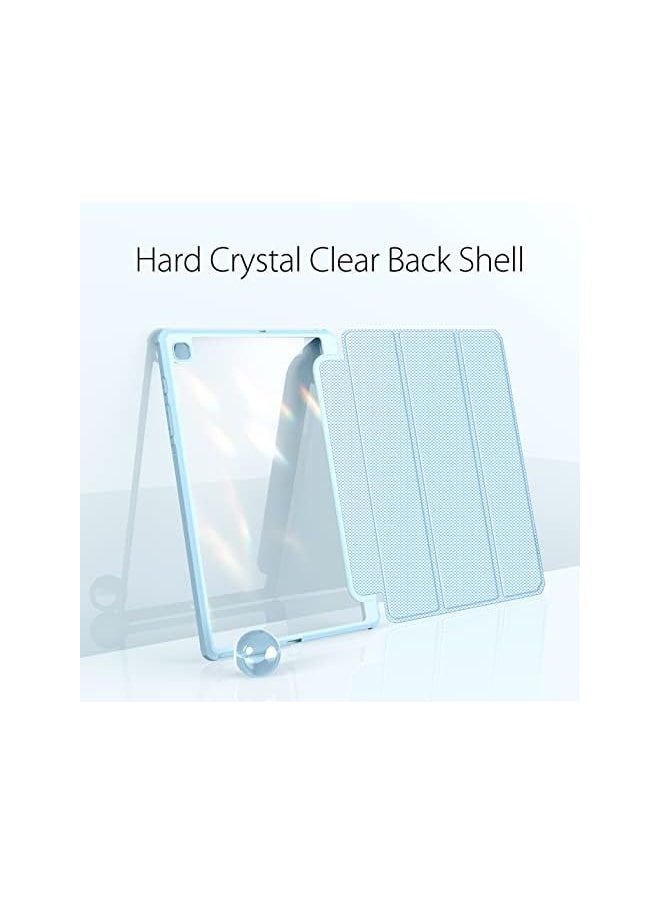 DUZZONA Case For Samsung Galaxy Tab S6 Lite 10.4 Inch 2022/2020 With S Pen Holder, Duzzona Clear Transparent Back Cover For S6 Lite 10.4 Inch Tablet (Sm-P610/P613/P615/P619), Auto Wake/Sleep, Blue  - Image 3