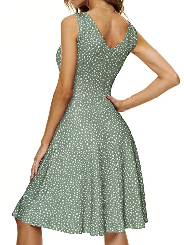 FENSACE Summer Dresses for Women 2025 Vacation Sundress Casual Beach Floral Tank Dress - Image 4