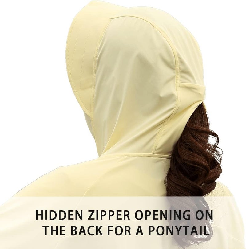 MOUNT TEC Store Womens UPF 50+ Cooling UV Protection Clothing Hooded Sun Protective Jacket Long Sleeve for Summer - Image 3