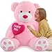 BENINY Giant Teddy Bear 52 Big Stuffed Animal with Heart Large I Love You Teddy Bear Plush Toys for Kid Christmas Birthday Valentines Bear Gift for Girlfriend Wedding - Image 4