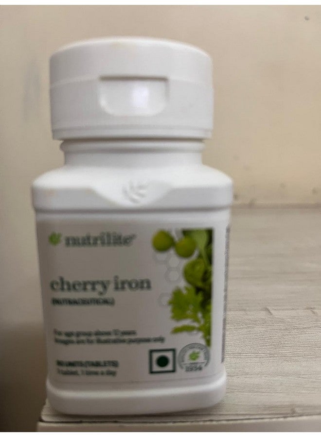 Amway أقراص الحديد وحمض الفوليك من أموى نوتريلايت بالكرز، 200 جرام - Image 1