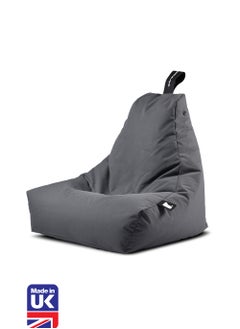 Extreme Lounging Extreme Lounging® - Original Mini Bean Bag for kids - Made in UK - Premium Quality Double Stitched Bean Bag - UV Protected & Waterproof - Small BeanBags Chair - Ideal for Indoor & Outdoor Use - Grey  - Image 1