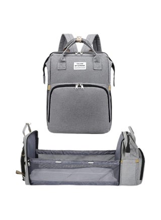 Multifunction Versatile Diaper Bag Backpack, Grey - pzsku/Z72948EF1479472C9B6E0Z/45/_/1706594856/8c29fe5a-8811-42fc-a518-f6e64150bd19