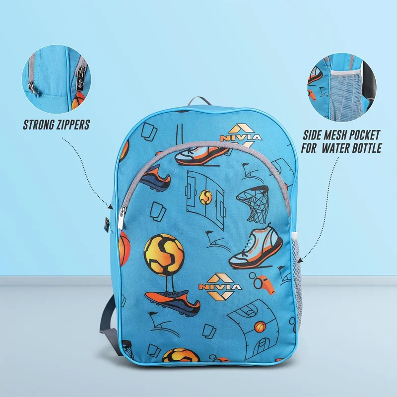 Nivia  Nivia Multi-Coloured Sports Backpack with Generous Storage and Adjustable Straps  | Best Price UAE