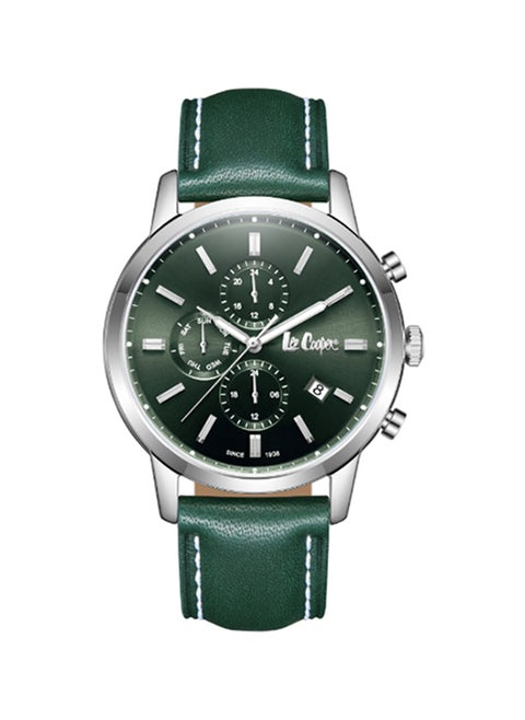 Men Multi Function Dark Green Dial Watch - LC08085.377