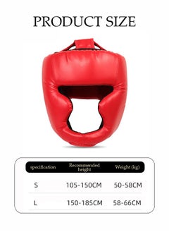 DUNISO Kids Taekwondo Head Protector With Best Karate Training Helmet, Boxing Helmet, Taekwondo Karate Training Helmet, Muay Thai Sparring Helmet, Thickened Training Head Protector  - Image 2