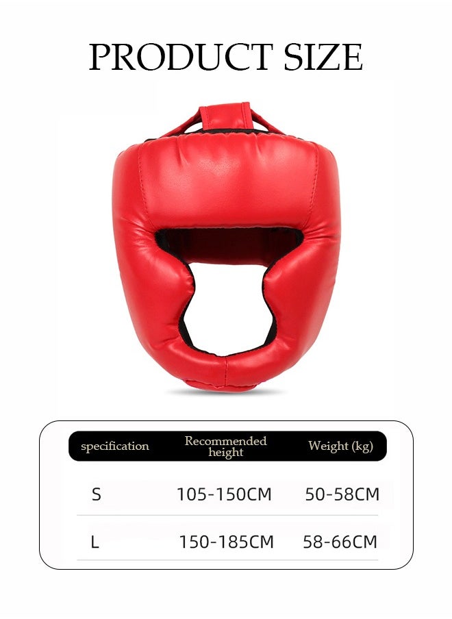 DUNISO Kids Taekwondo Head Protector With Best Karate Training Helmet, Boxing Helmet, Taekwondo Karate Training Helmet, Muay Thai Sparring Helmet, Thickened Training Head Protector  - Image 2