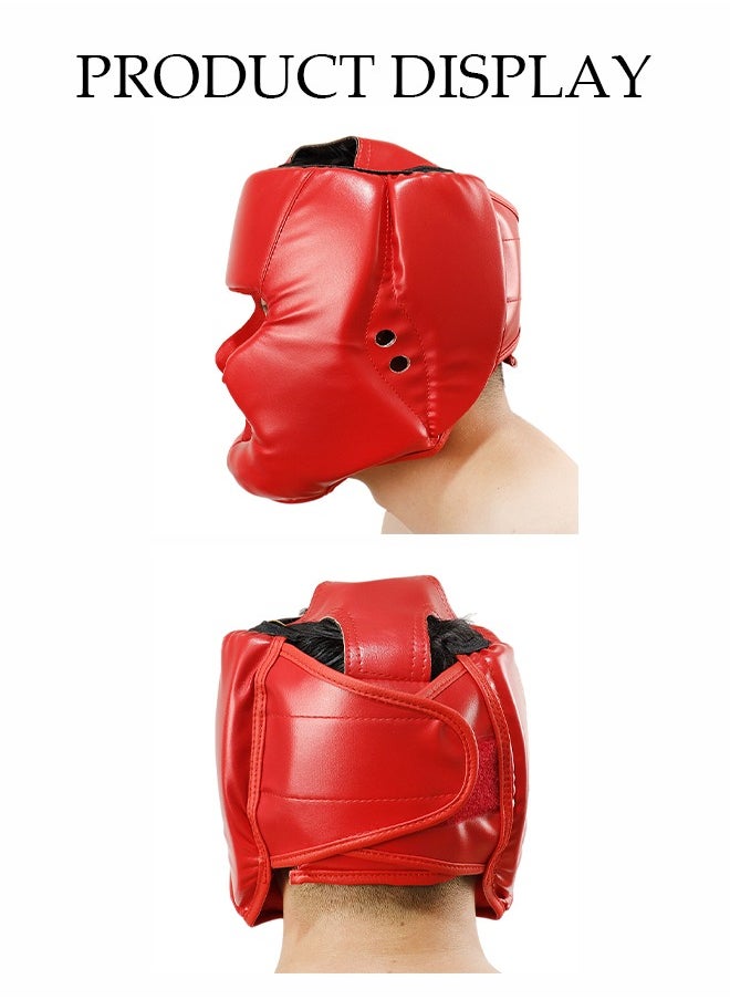 DUNISO Kids Taekwondo Head Protector With Best Karate Training Helmet, Boxing Helmet, Taekwondo Karate Training Helmet, Muay Thai Sparring Helmet, Thickened Training Head Protector  - Image 4
