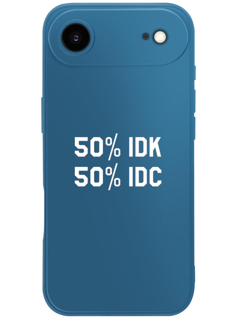 Theodor Protective Slim Fit Case Liquid Silicone Cover with Full Body Protection Anti-Scratch Shockproof Case For Apple iPhone 17 Air (Blue) IDK IDC - White - Image 1