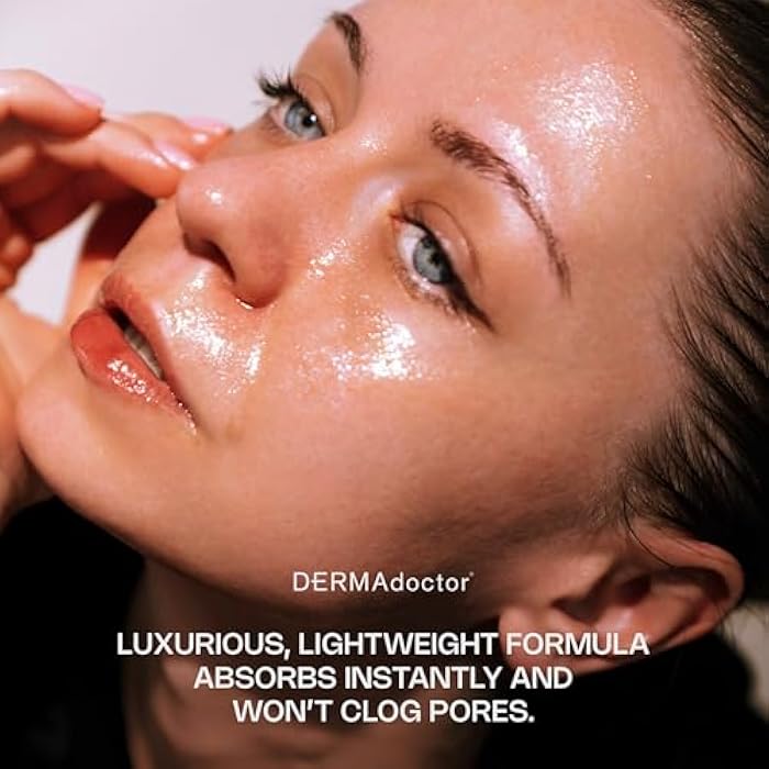 DERMAdoctor Night Face Oil Toner Anti-Aging Hydrating - 20% Vitamin C Ester, Vitamin E, Ferulic Acid, & Marula Oil for Face | Concentrated Vitamin-C Ester Facial Oils | Dermatologist Formulated - 1 Oz - Image 2