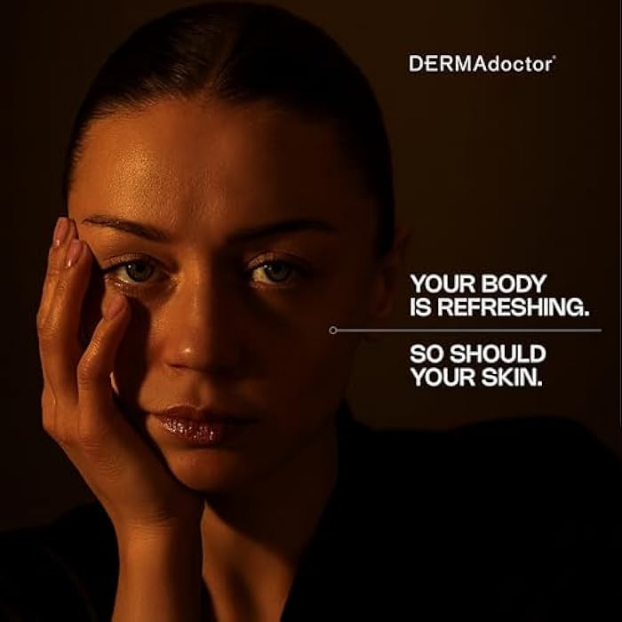 DERMAdoctor Night Face Oil Toner Anti-Aging Hydrating - 20% Vitamin C Ester, Vitamin E, Ferulic Acid, & Marula Oil for Face | Concentrated Vitamin-C Ester Facial Oils | Dermatologist Formulated - 1 Oz - Image 4