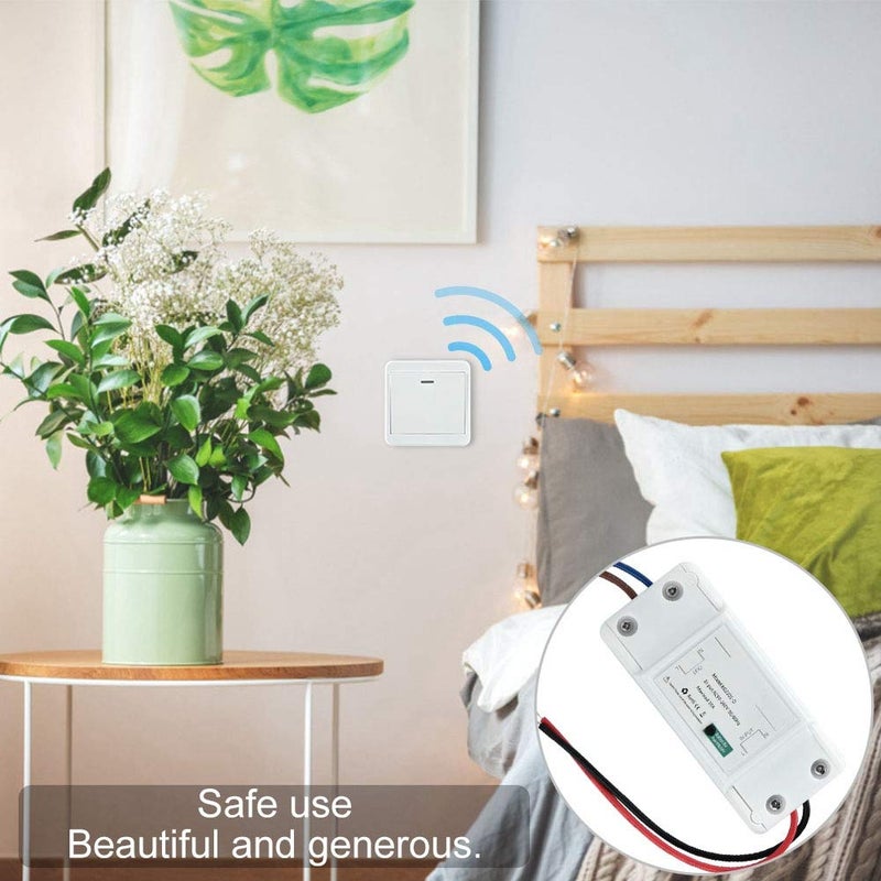 Smart Wireless Remote Control Switch No Wiring Easy Installation For Home Lighting AC 90 260V 10A - Image 4