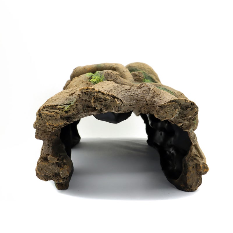 JIHAQUA Aquarium Resin Bark Terrarium Decor, Lizard, Snake or Reptile Hide,Lizard, Spider and Aquarium Fish Hide Cave (Large Bark B) - Image 3