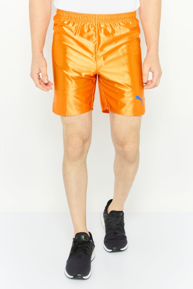 PUMA Men Sportswear Fit Drawstring Running Shorts, Orange - Image 1