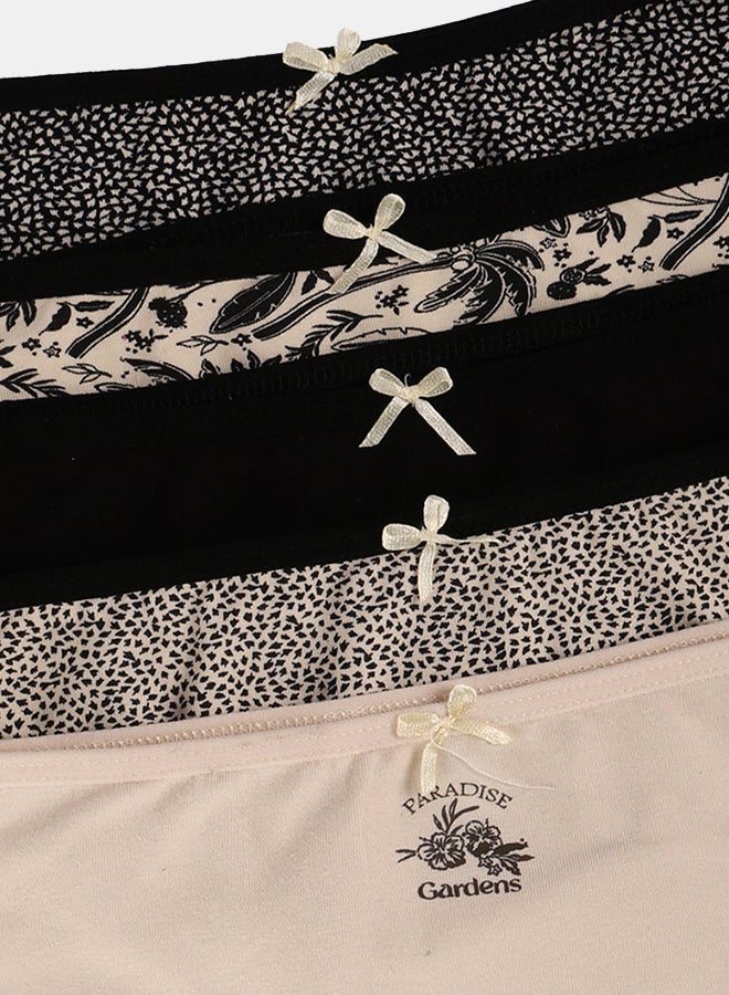 Carina Pack of 5 Colored Brief Panties - Image 2